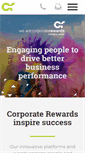 Mobile Screenshot of corporaterewards.co.uk